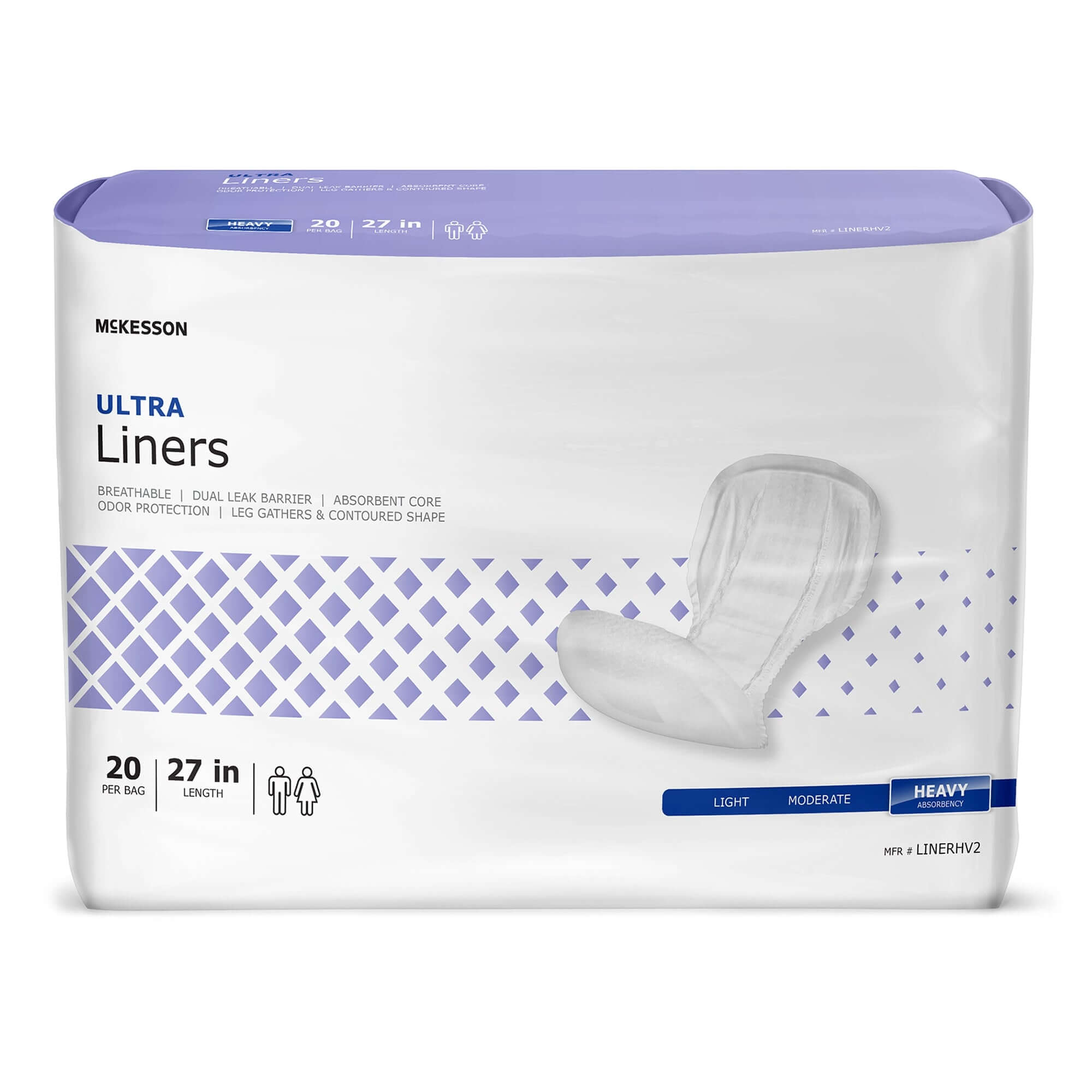 MAKTUB［2LP］ McKesson Incontinence Liner Ultra 27 Inch One Size Fits Most