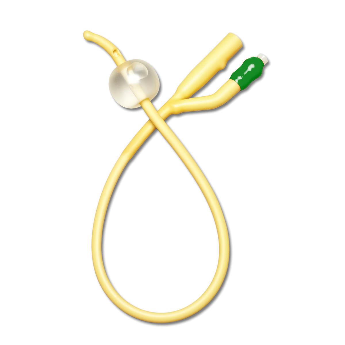 Silicone Elastomer Coated Latex Foley Catheter - Medline - All Sizes