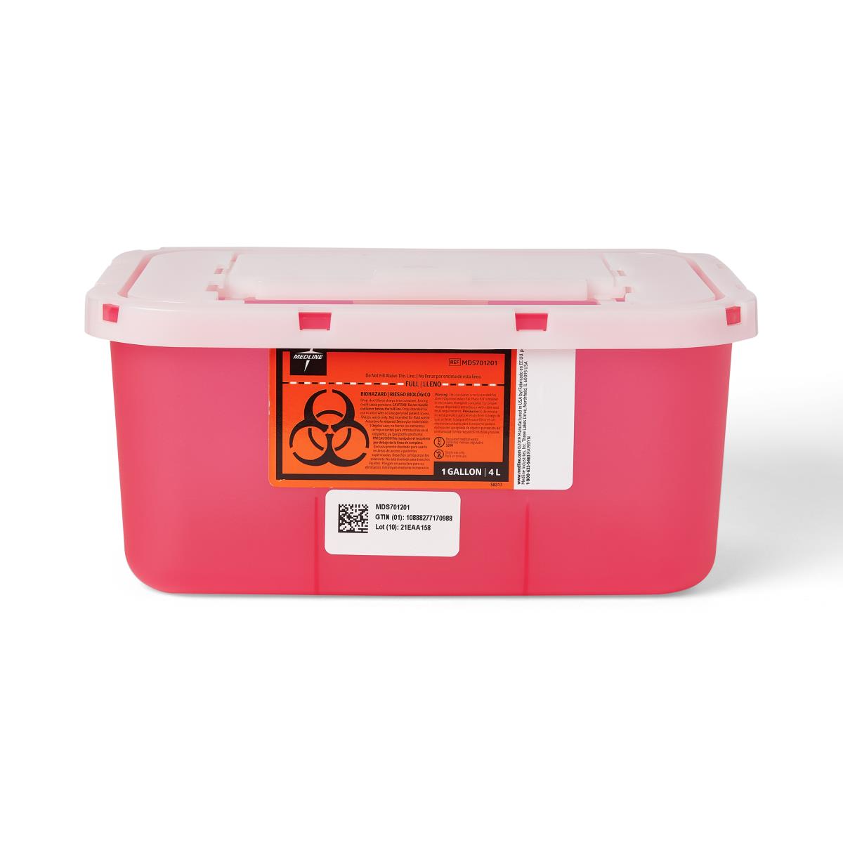 Portable Sharps Container, 1gal