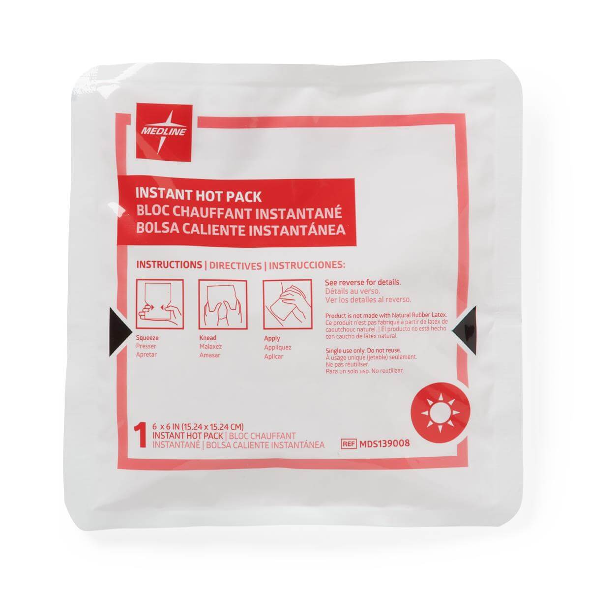 Medline Instant Hot Packs | Therapeutic Heat Relief