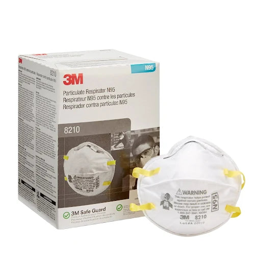 8 Boxes Of 3M 8200 N95 Particulate Respirator Masks – For Sanding, Grinding, Dust Protection
