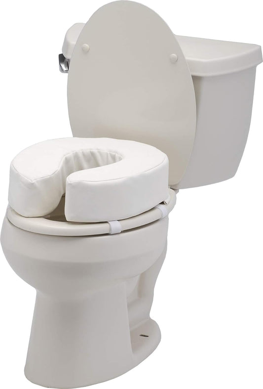 NOVA Toilet Seat Cushion and Riser 4” Padded Toilet Seat Attachment Cover