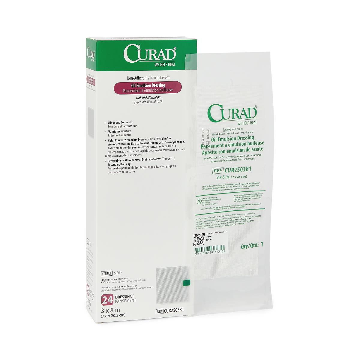Curad Dressing Gauze Oil Emulsion Various Sizes