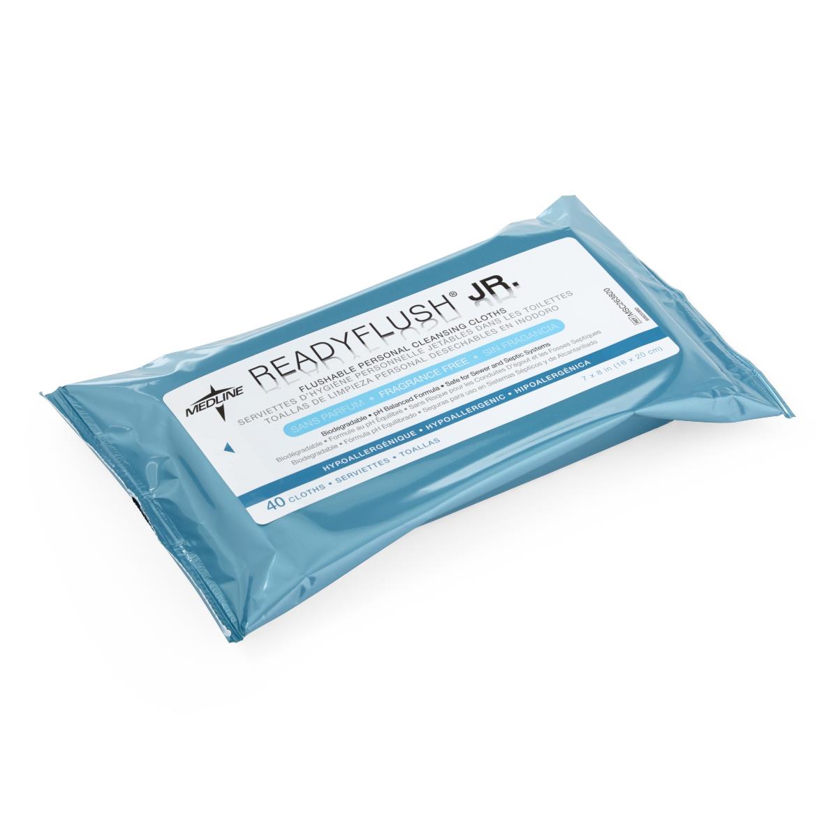 ReadyFlush Fragrance Free, 7"x8" 40/pk (case of 24 pks)