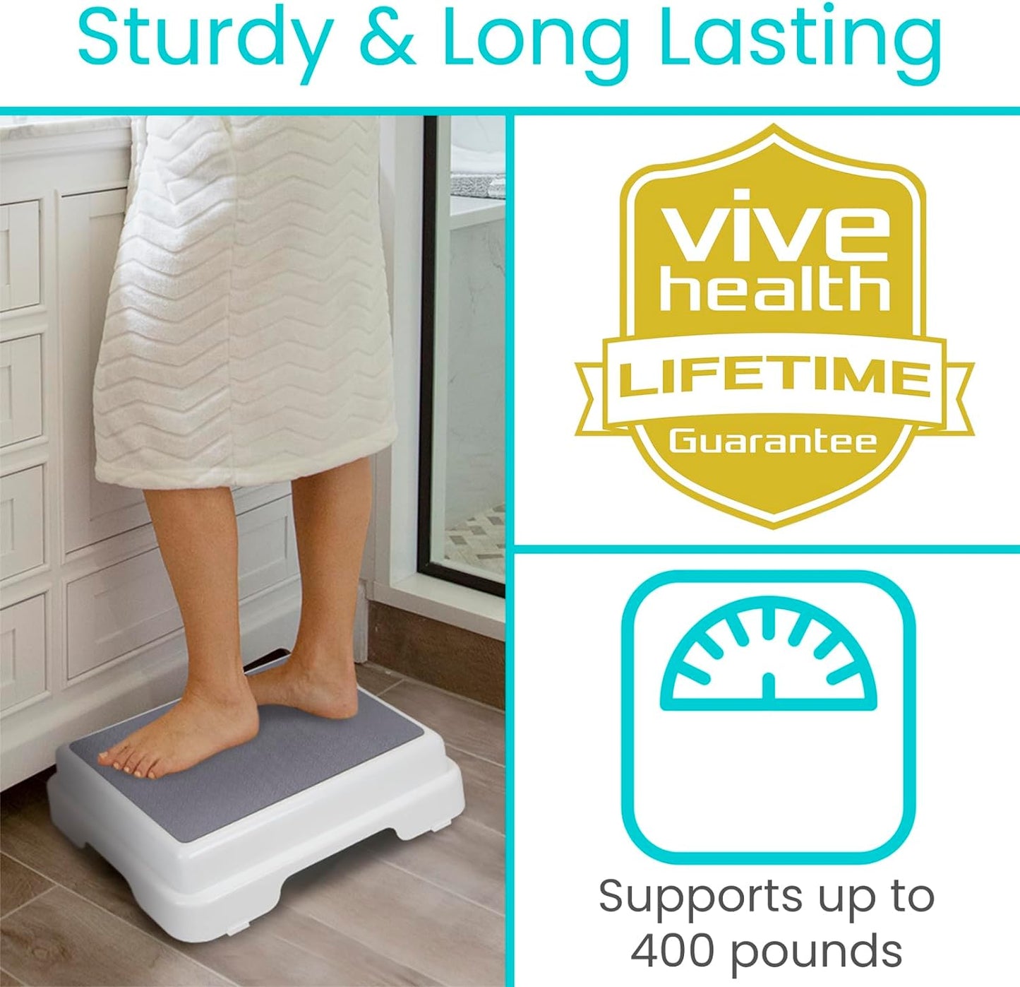 Vive Bath Shower Step Stool