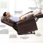 Cloud PR-515 Maxicomfort with twilight- Luxury Lift Chair- - Shitake Brisa