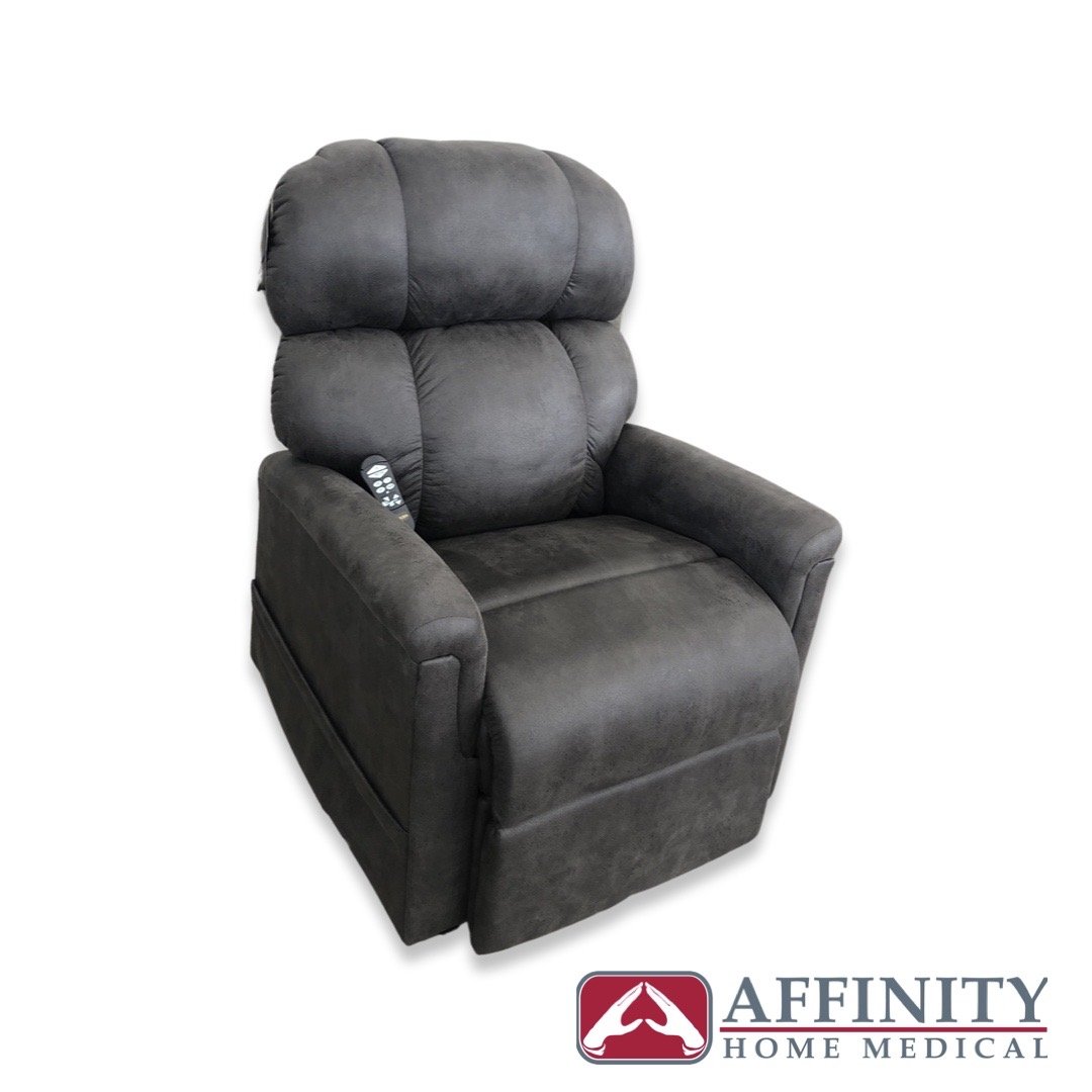 Maxicomfort PR-535 Tall- Smoke Microsuede w/ Foot rest extension