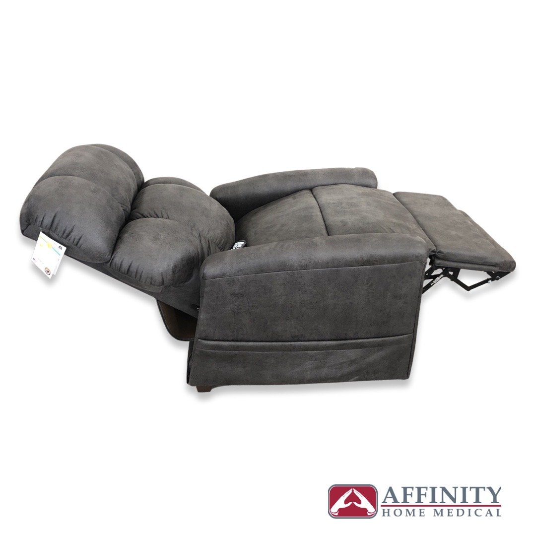 Maxicomfort PR-535 Tall- Smoke Microsuede w/ Foot rest extension