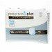 Protection Plus Overnight Underwear packaging, white box showing adult pull-up style incontinence underwear, size medium, 16