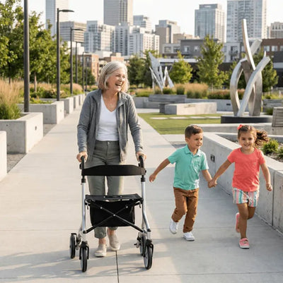 Walkers and walking aids