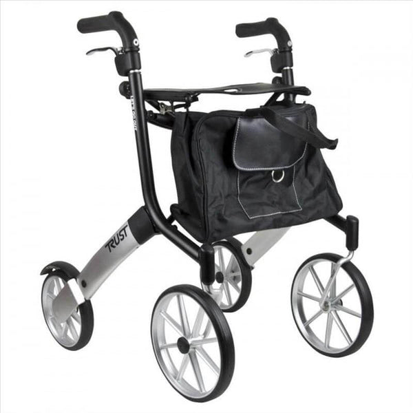 Rolling walkers and rollators