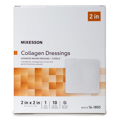 McKesson Collagen Dressing 2 X 2 Inch Square Sterile