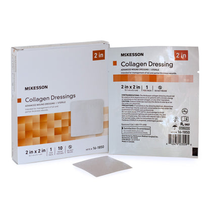 McKesson Collagen Dressing 2 X 2 Inch Square Sterile