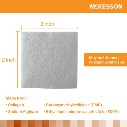 McKesson Collagen Dressing 2 X 2 Inch Square Sterile