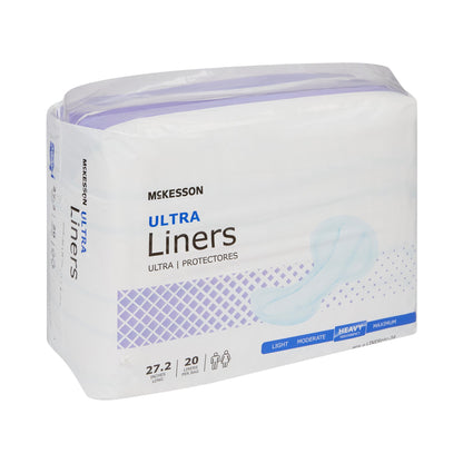 McKesson Incontinence Liner Ultra 27-1/5 Inch One Size Fits Most