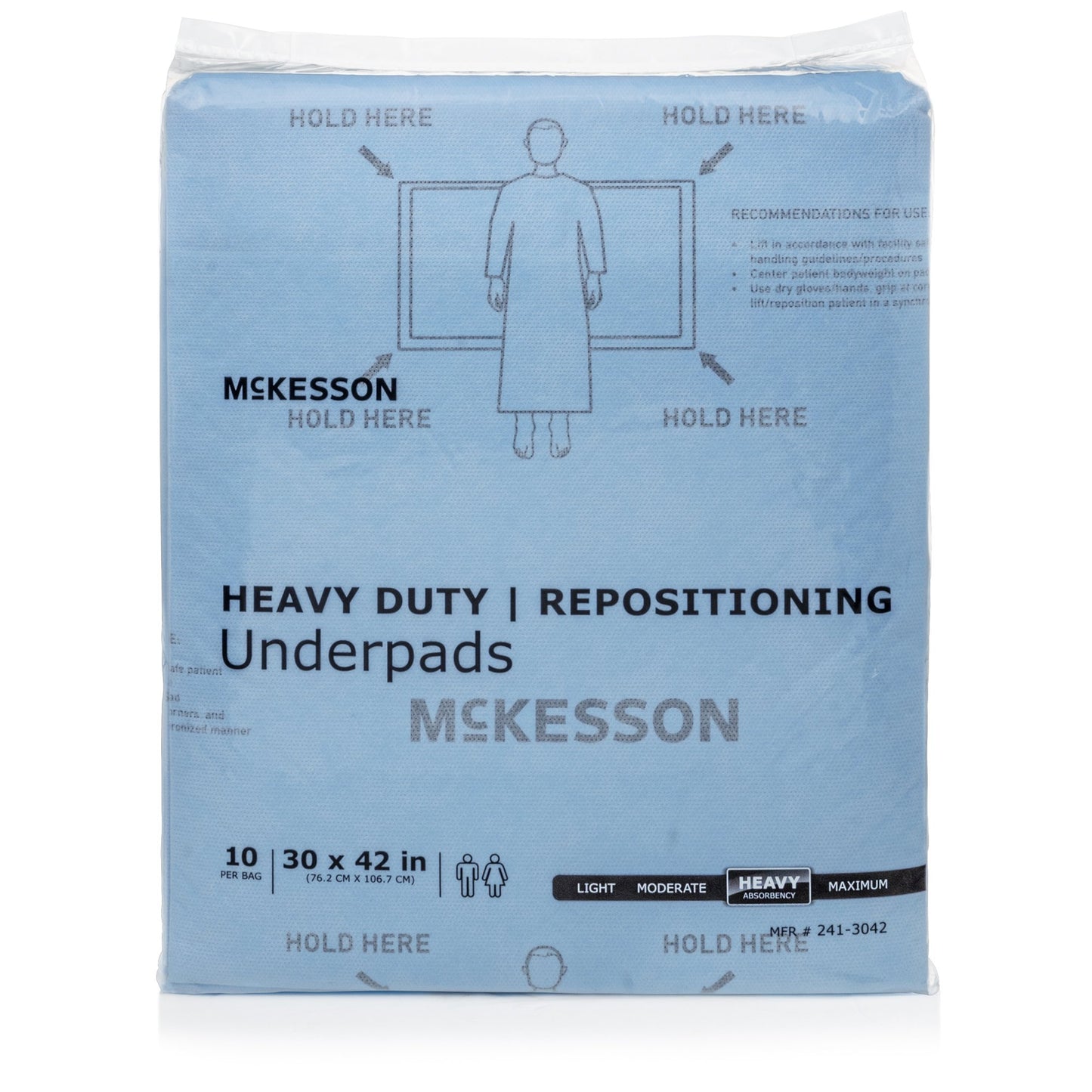 McKesson Disposable Underpad Low Air Loss & Repositioning 30 X 42 Inch