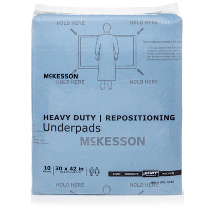 McKesson Disposable Underpad Low Air Loss & Repositioning 30 X 42 Inch