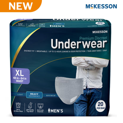 McKesson Absorbent Underwear Adult X-Large Male