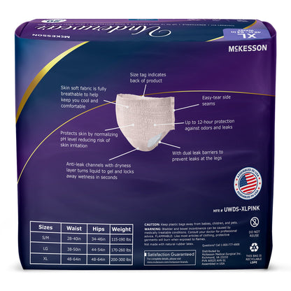 McKesson Absorbent Underwear Pull On Adult X-Large Female