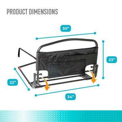 Stander 30" Safety Bed Rail & Padded Pouch