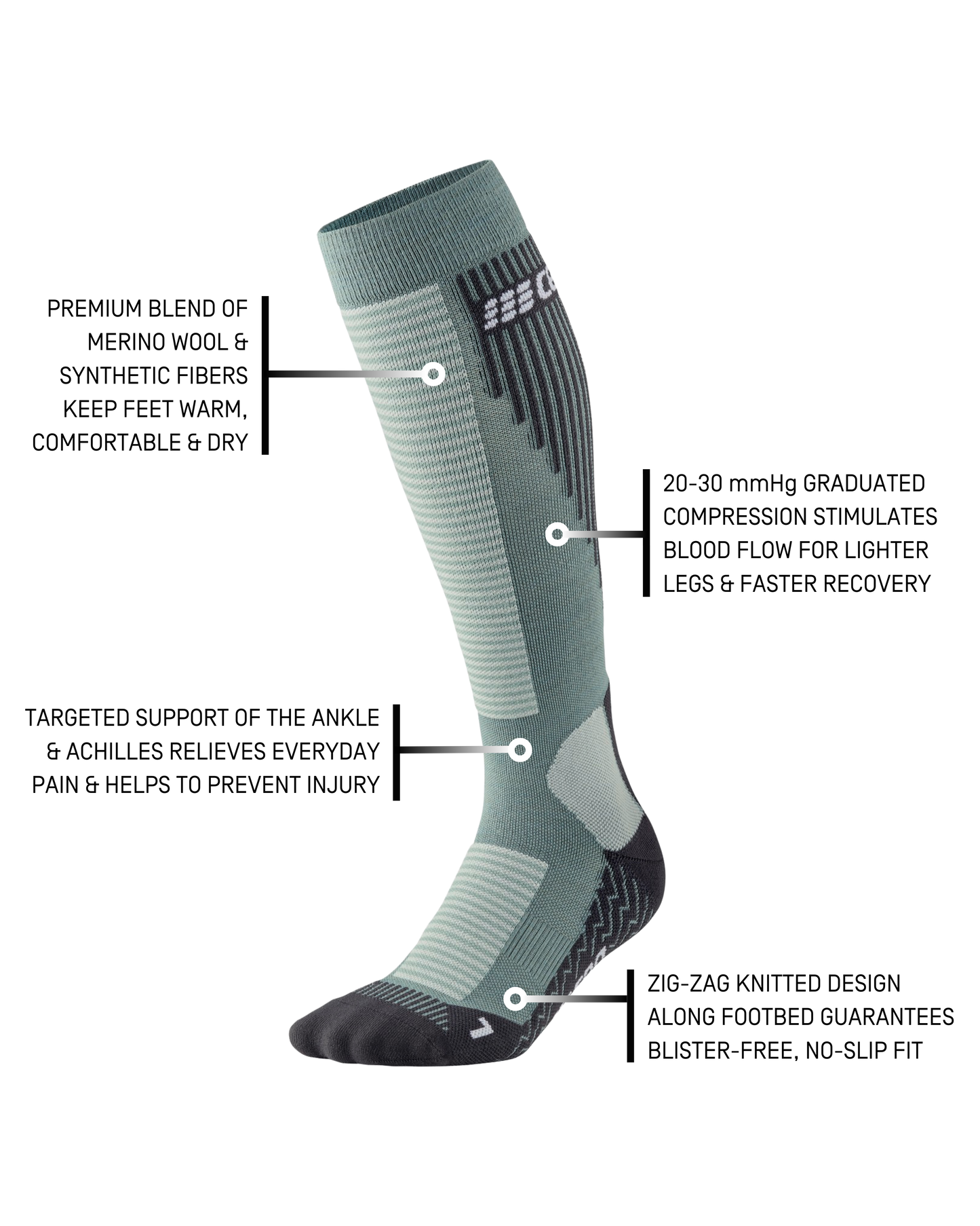 Cold Weather Socks, Tall, Women