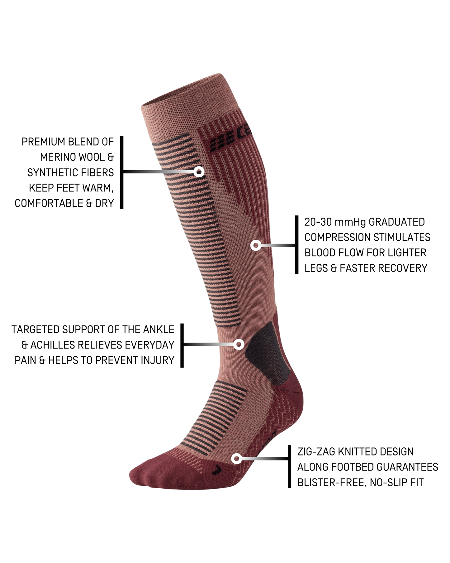 Cold Weather Socks, Tall, Women