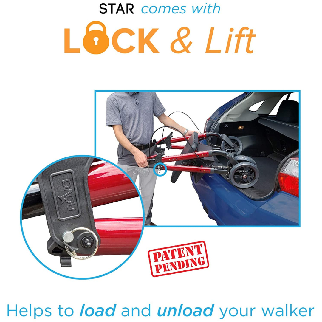 Star 8 Rollator HD Bariatric