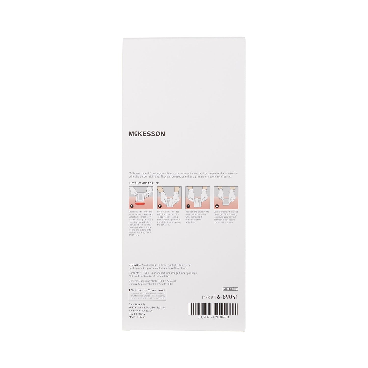 McKesson Island Dressing 4 X 10 Inch