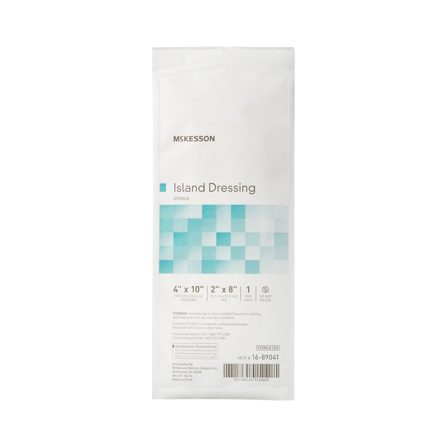 McKesson Island Dressing 4 X 10 Inch