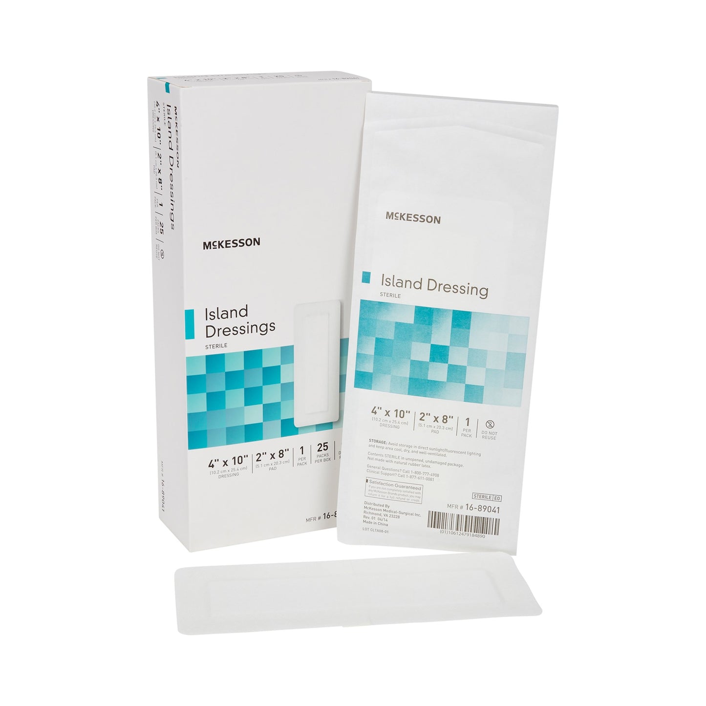 McKesson Island Dressing 4 X 10 Inch