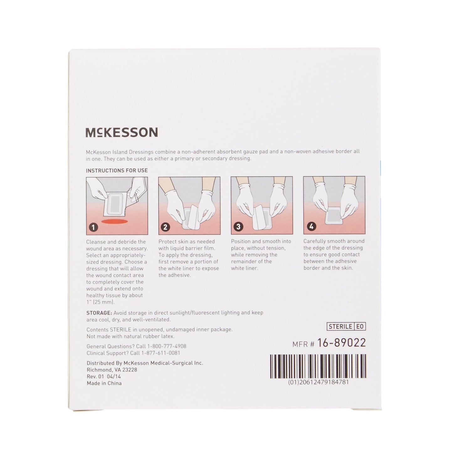 McKesson Island Dressing 2 X 2 Inch