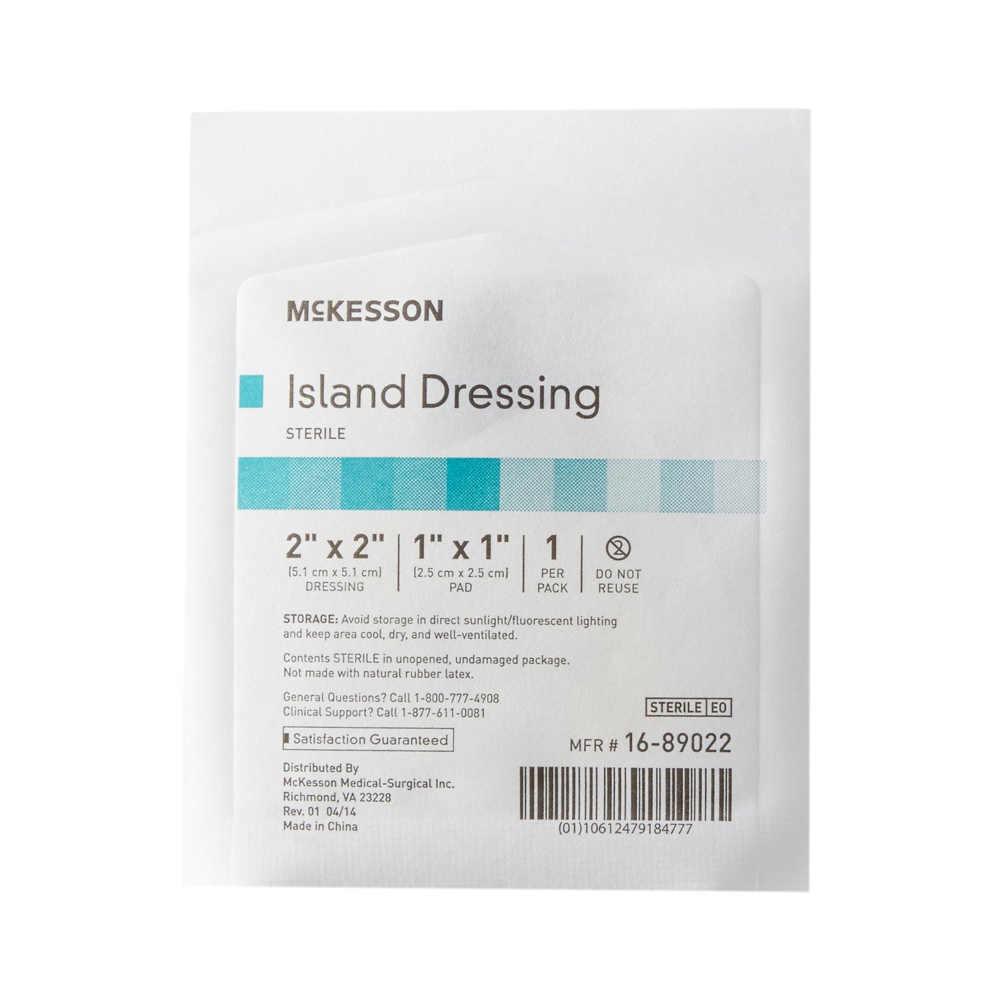 McKesson Island Dressing 2 X 2 Inch