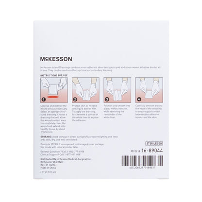 McKesson Island Dressing 4 X 4 Inch Square Sterile