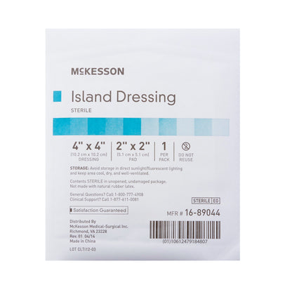 McKesson Island Dressing 4 X 4 Inch Square Sterile