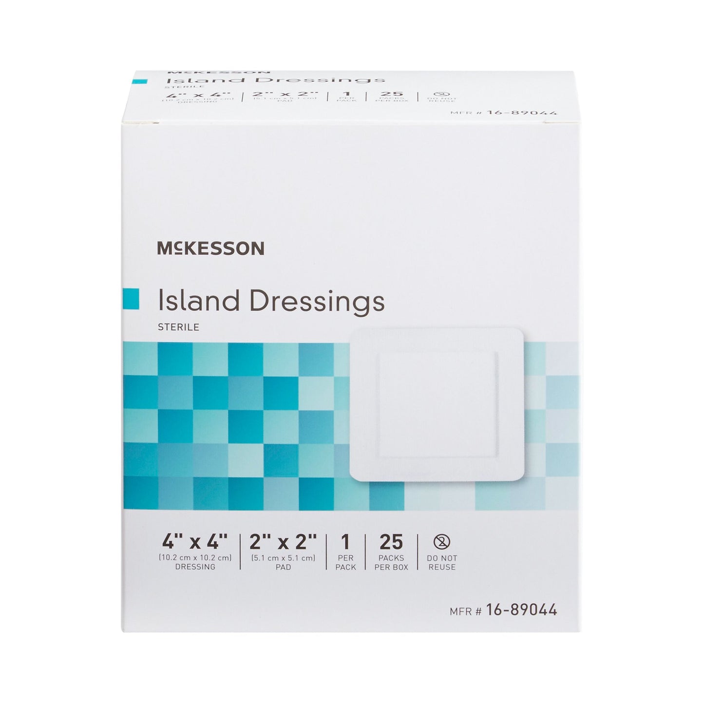 McKesson Island Dressing 4 X 4 Inch Square Sterile