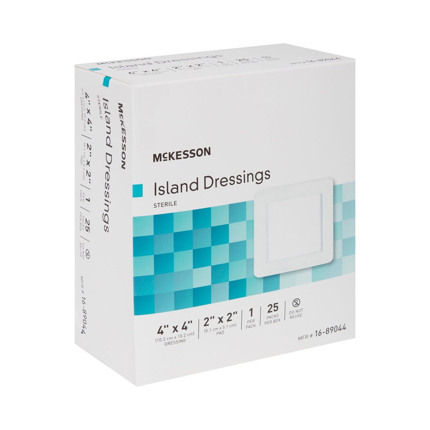 McKesson Island Dressing 4 X 4 Inch Square Sterile