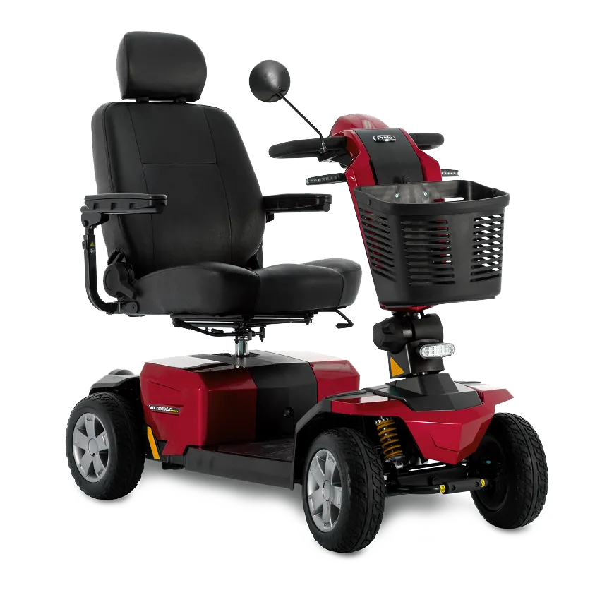 Pride Victory LX Sport heavy-duty mobility scooter rental