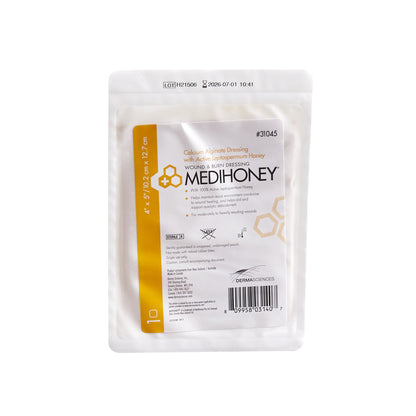 McKesson Honey Impregnated Wound Dressing MEDIHONEY® 4 X 5 Inch