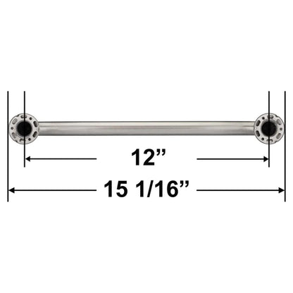 Satin Stainless Steel Grab Bar, 1.5" Diameter,  Various Lengths