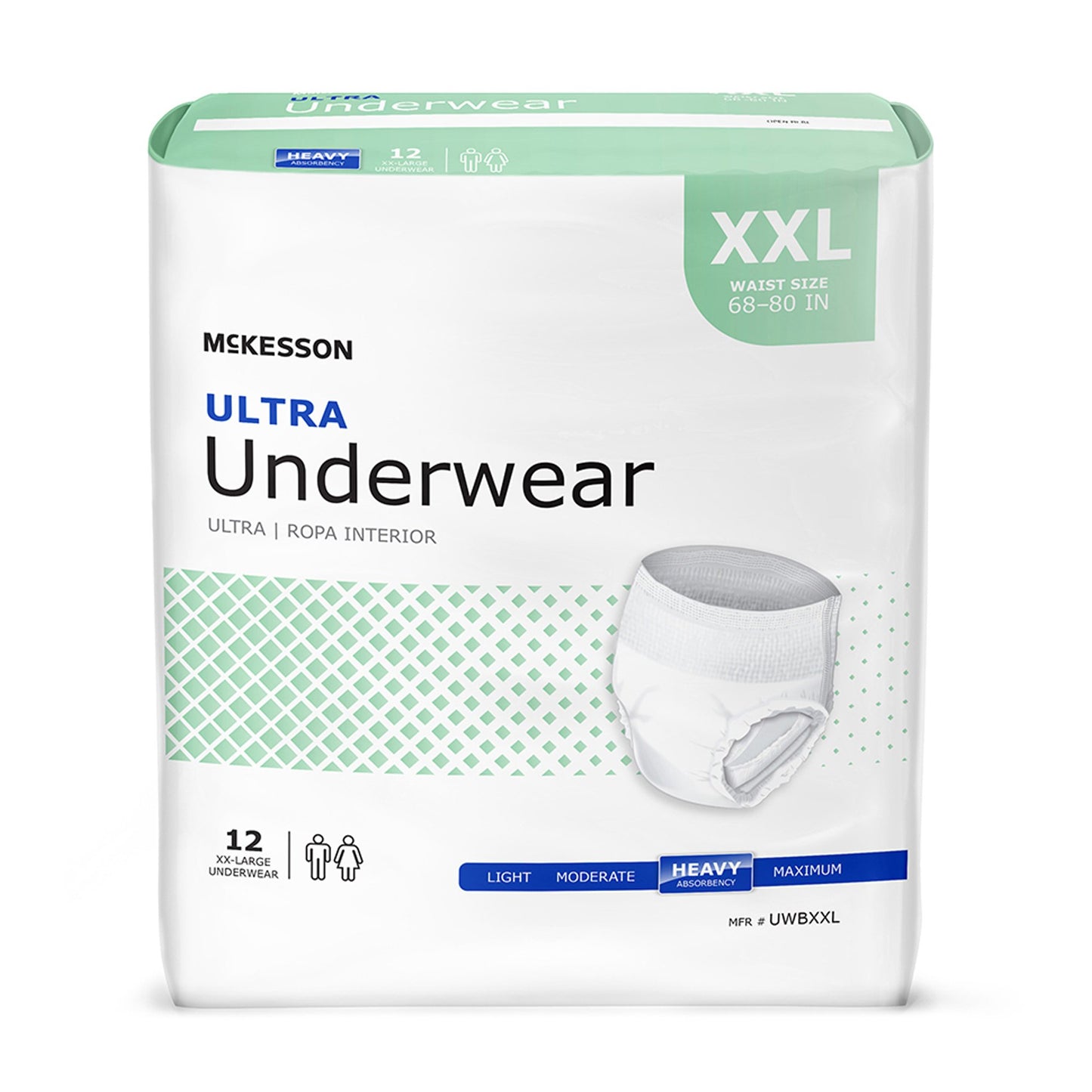 McKesson Absorbent Underwear - Adult 2X-Large Unisex