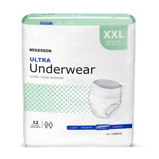 McKesson Absorbent Underwear - Adult 2X-Large Unisex