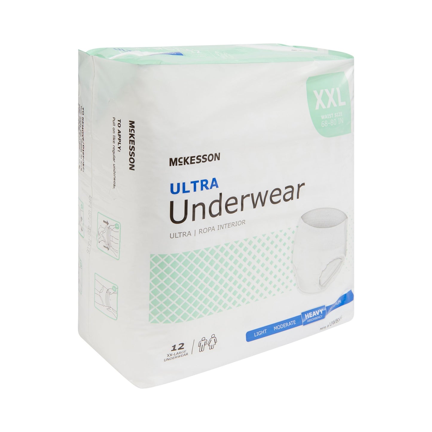 McKesson Absorbent Underwear - Adult 2X-Large Unisex
