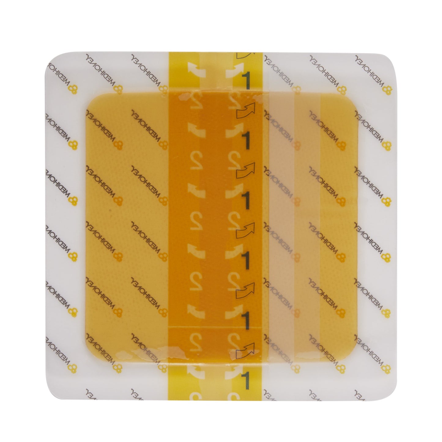 McKesson Honey Wound Dressing MEDIHONEY® HCS Square 4-1/2 X 4-1/2 Inch