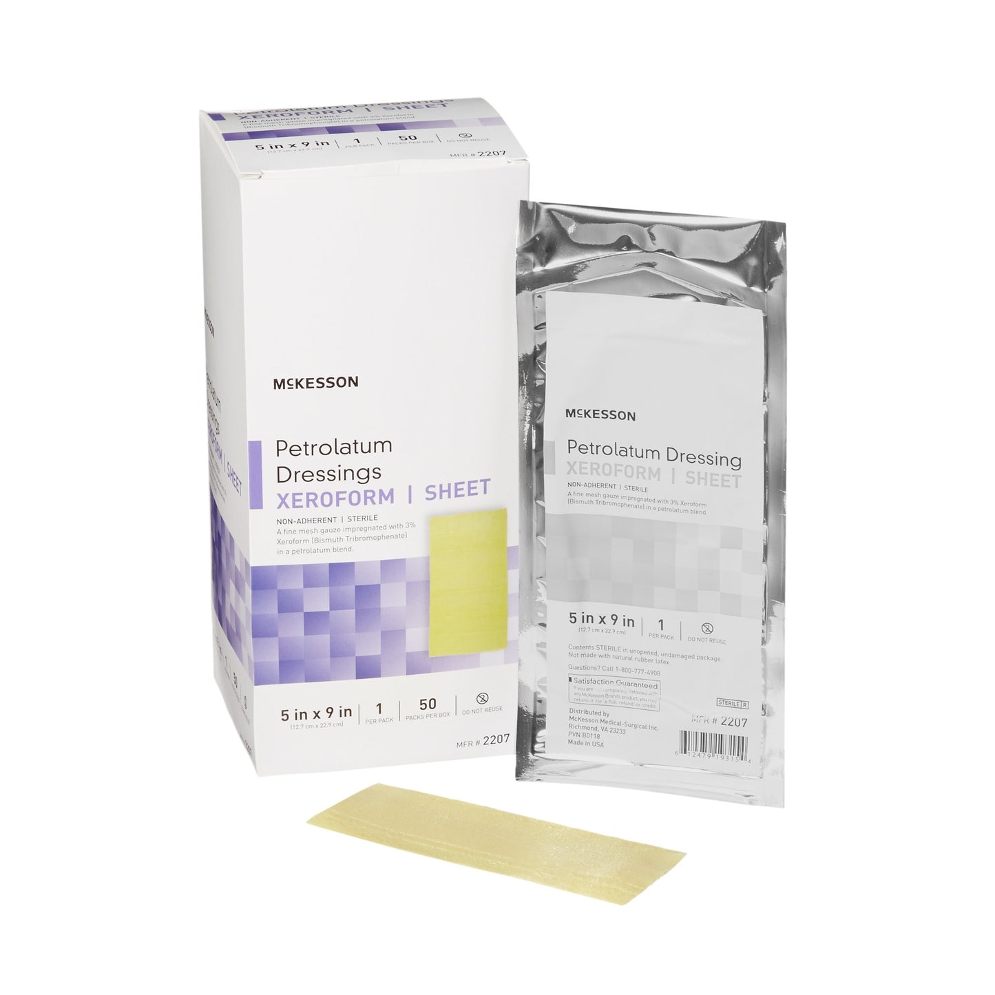 McKesson Xeroform Petrolatum Impregnated Dressing 5 X 9 Inch