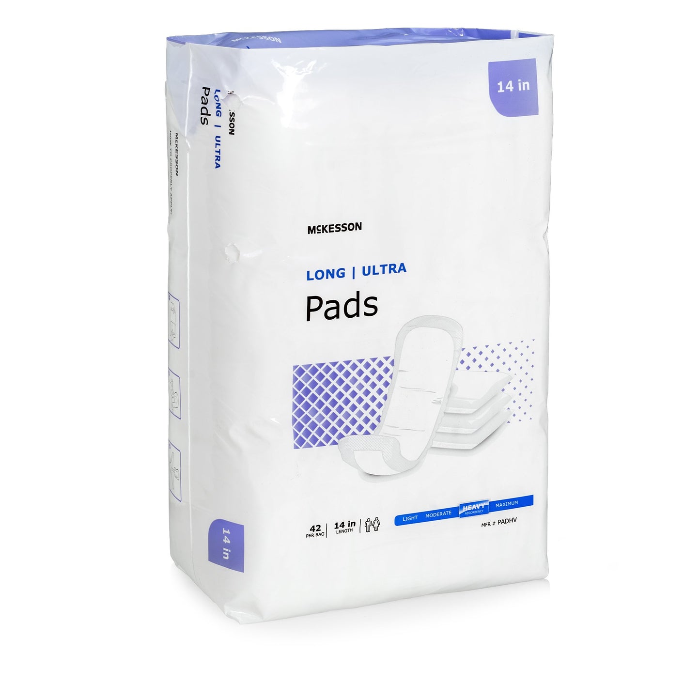 McKesson Bladder Control Pad Ultra 14 Inch One Size Fits Most