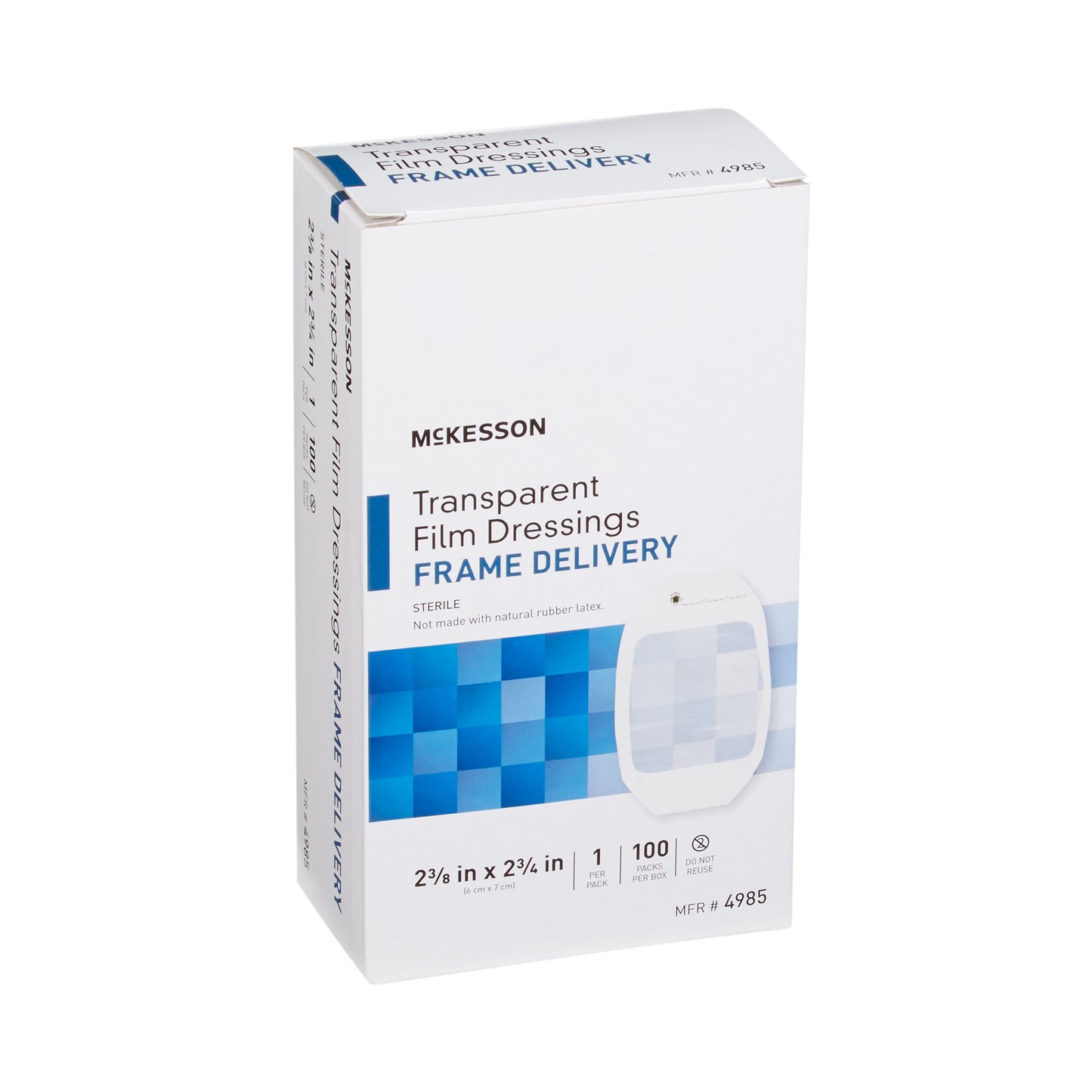 McKesson Transparent Film Dressing 2-3/8 X 2-3/4 Inch