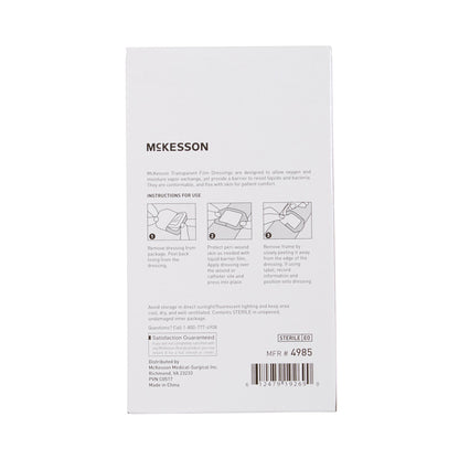 McKesson Transparent Film Dressing 2-3/8 X 2-3/4 Inch