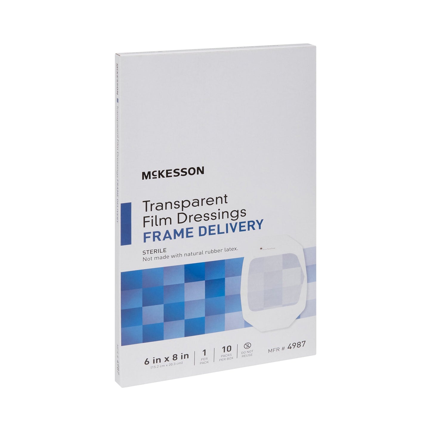 McKesson Transparent Film Dressing 6 X 8 Inch