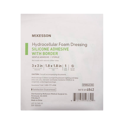 McKesson 5-Layer Foam Dressing 3 X 3 Inch