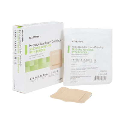 McKesson 5-Layer Foam Dressing 3 X 3 Inch